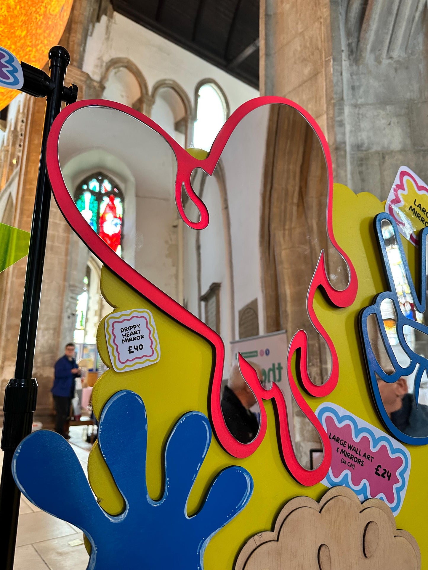 Drip Heart Mirror
