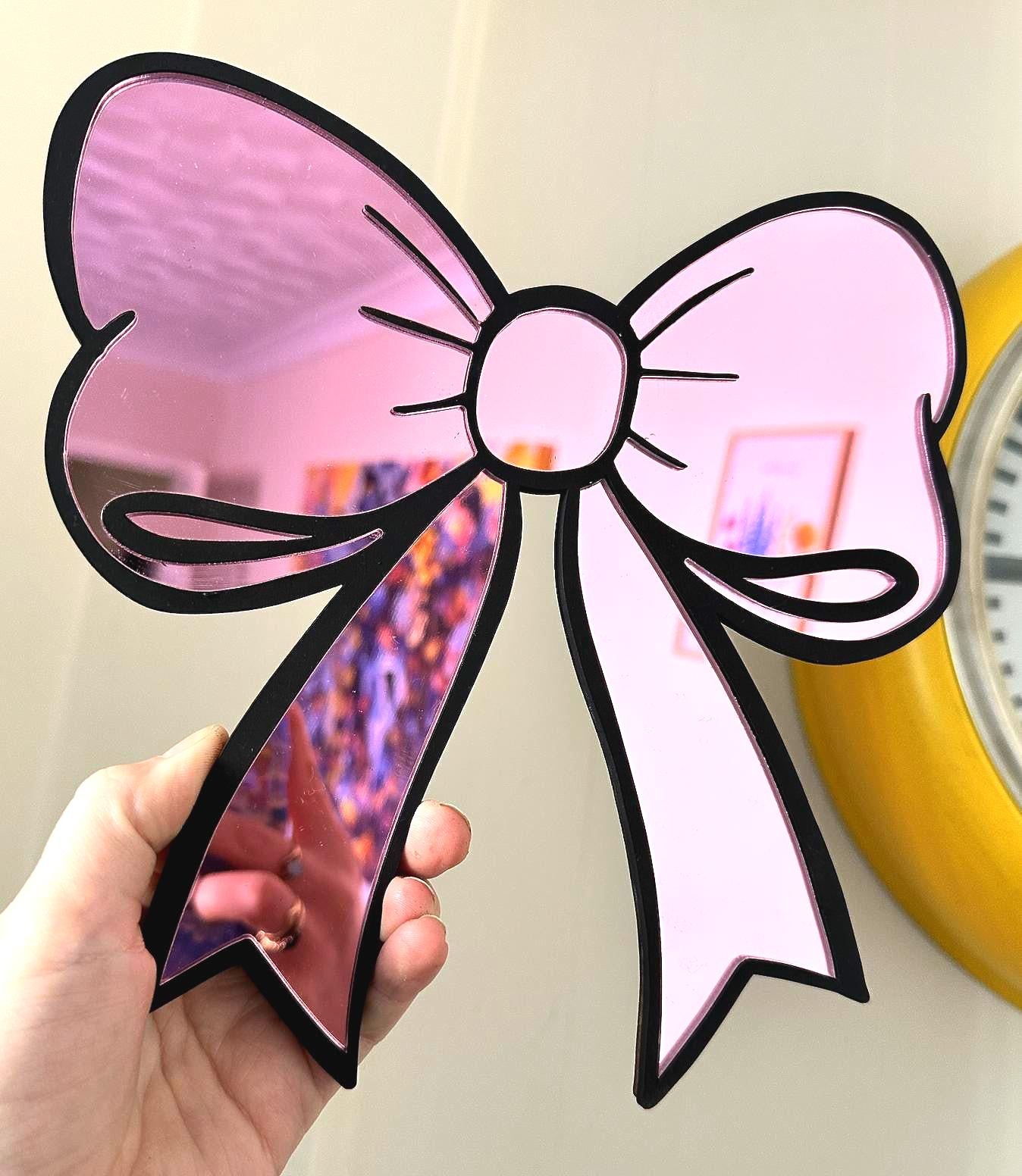 Pink Bow Mirror