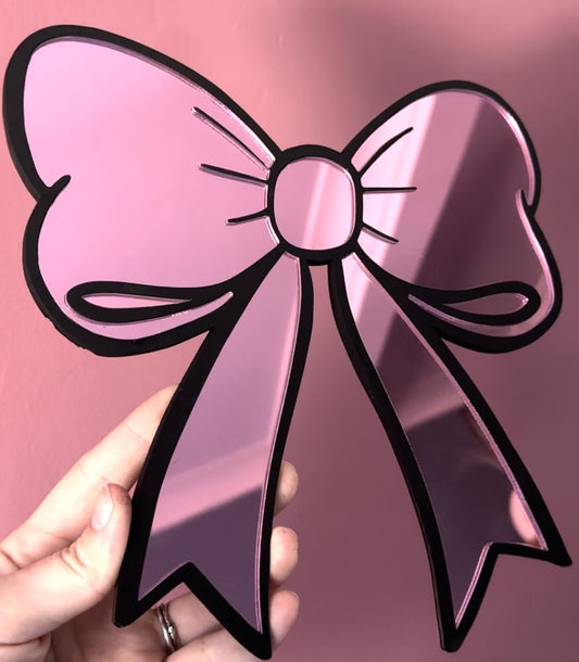 Pink Bow Mirror