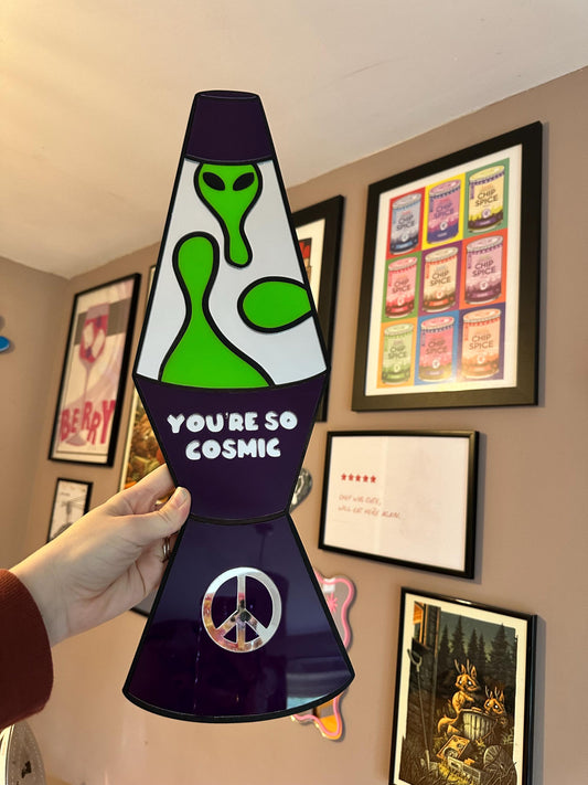 Alien Lava Lamp Mirror
